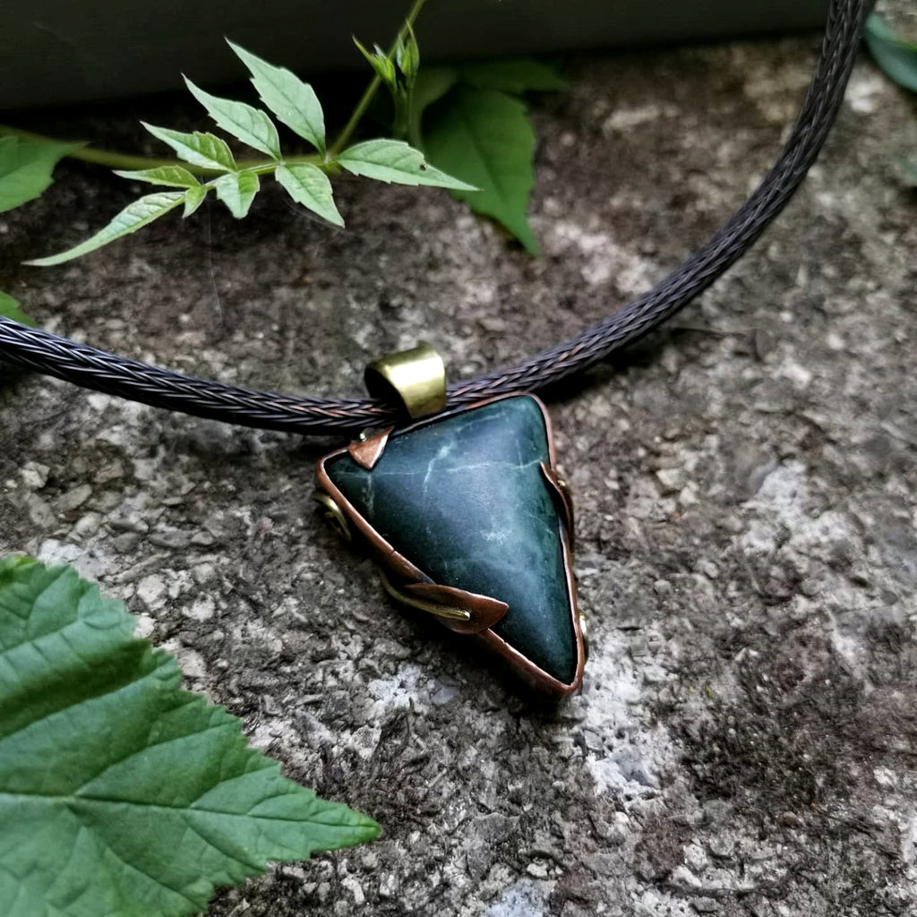 VIKING KNIT CHAIN (brass, copper, fine silver) - Made to order image 6