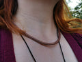 VIKING KNIT CHAIN (brass, copper, fine silver) - Made to order image 0