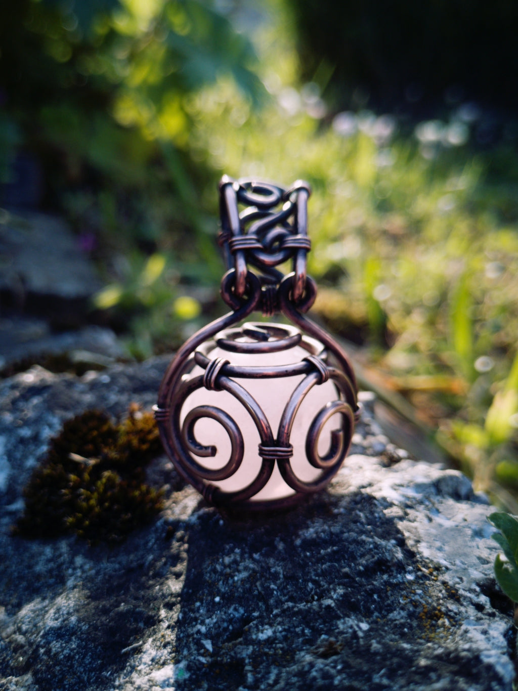 Magic Marble Locket - Made to order - Choose your stone