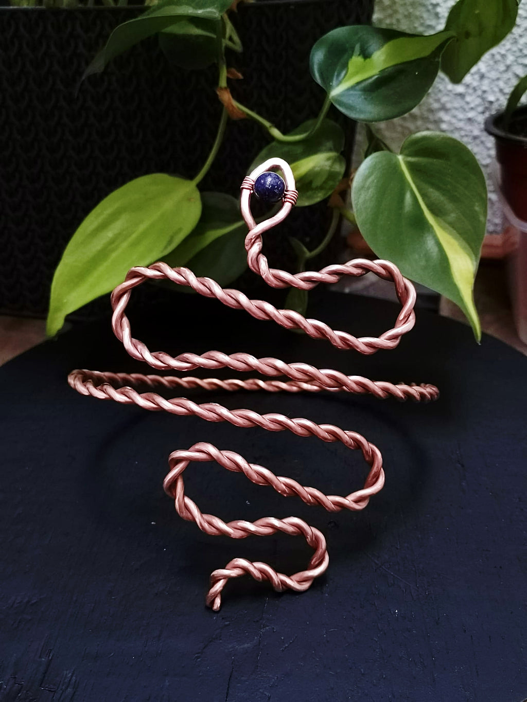 Snake Upper Arm Cuff Bracelet - Made to order