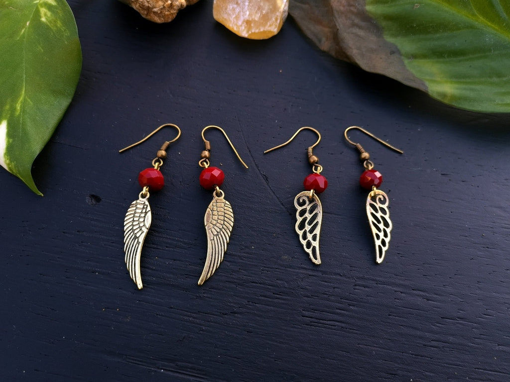 WING CHARM SWAROVSKI EARRRINGS - Available image 4
