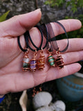 MINI GEMSTONE NUGGET PENDANTS - Made to order image 1
